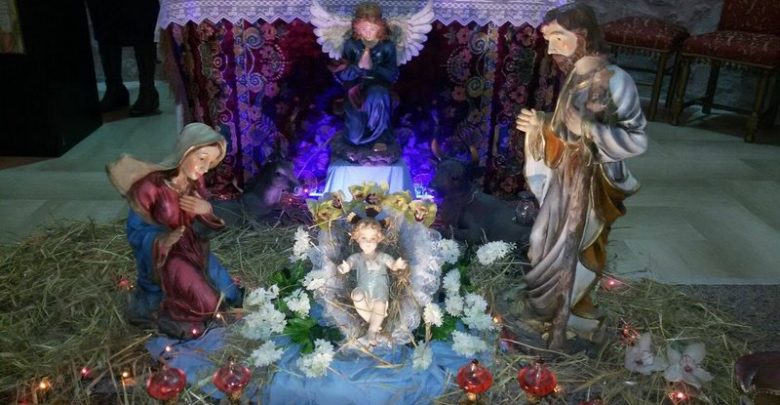presepe chiesa crocifisso dei pirreri